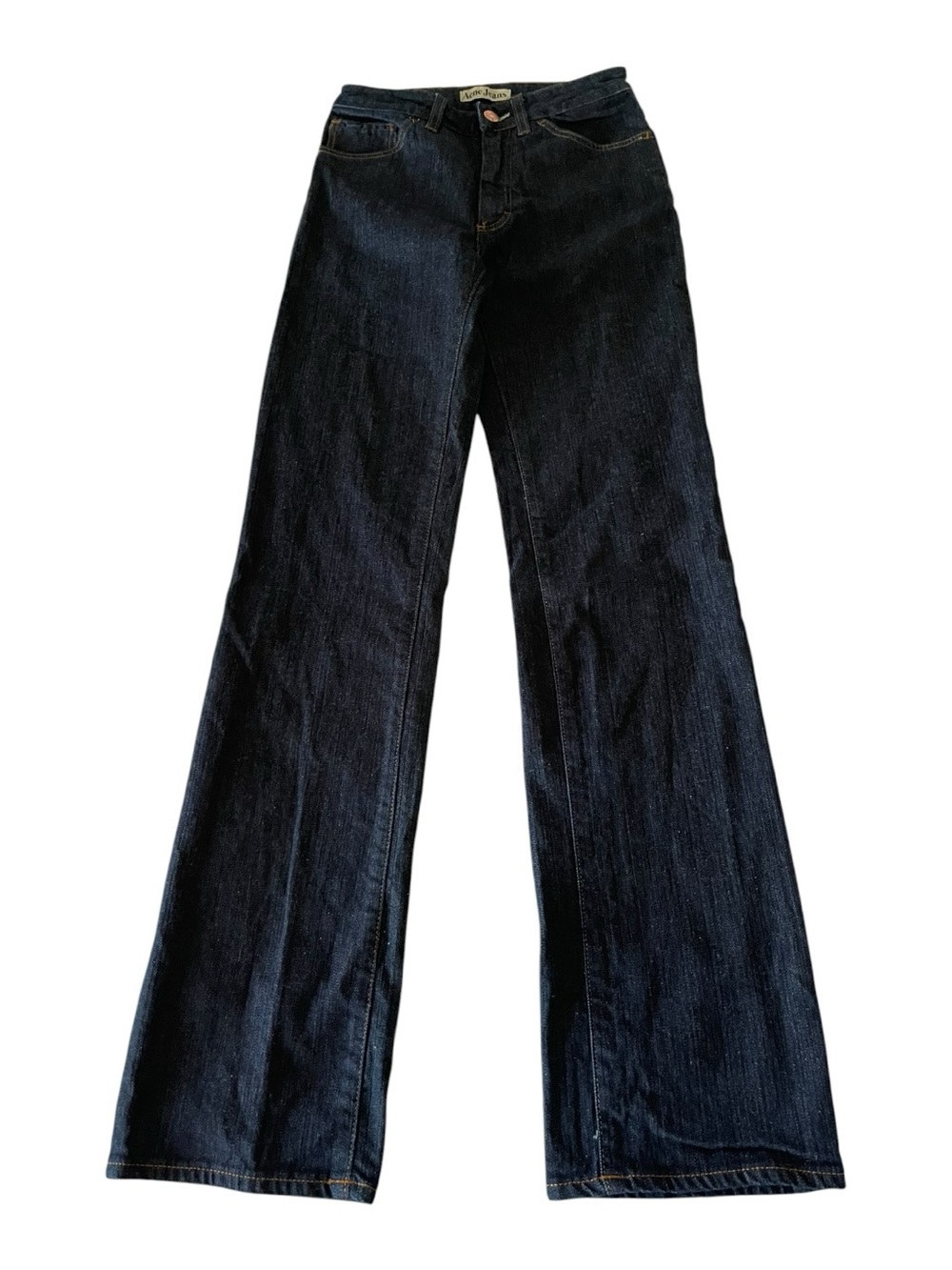 Acne Jeans Tube DC 28/34 Dark Wash Wide Leg Flare Jeans Women’s Made in Albania